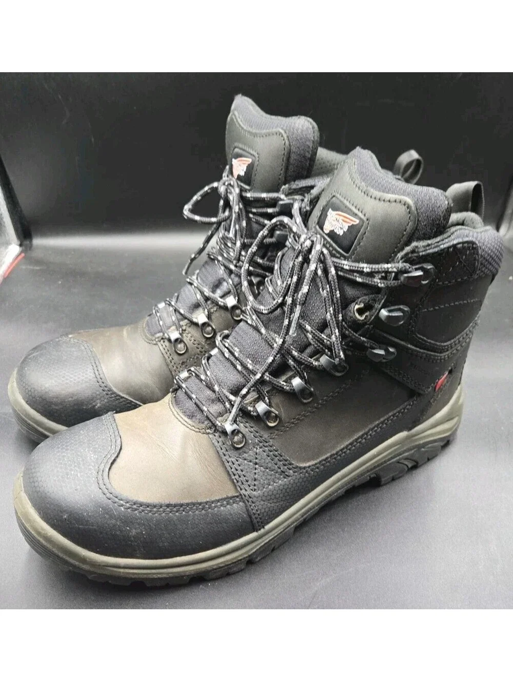 Red Wing Tradesman 6” Zip Waterproof Composite Safety Toe Boots Mens 12 EE 6617